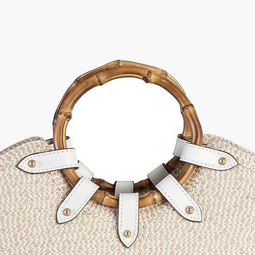 Eric Javits Straw Beach Bag with Detachable Strap