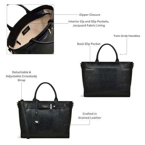 RADLEY London Islington Way - Faux Lizard Medium Satchel