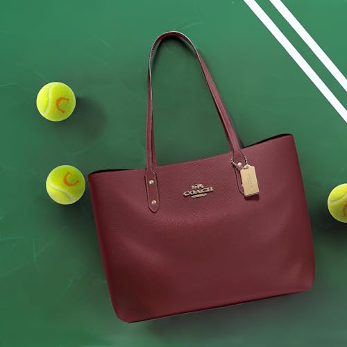 COACH Signature Town Tote, Wine VIP Specialized Shop