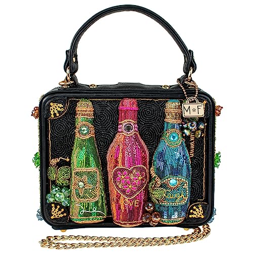 Mary Frances Spirit Beaded Champagne Handbag