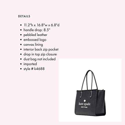 Kate Spade Black Leather Ella Tote for Women