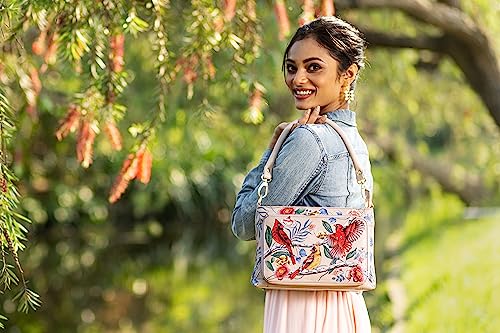 Anuschka Women's Hand-Painted Genuine Leather RFID Organizer