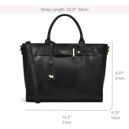 RADLEY London Islington Way - Faux Lizard Medium Satchel