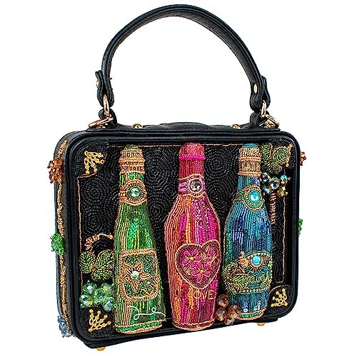 Mary Frances Spirit Beaded Champagne Handbag
