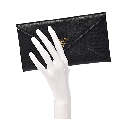 Prada Black Envelope Clutch Bag for Women