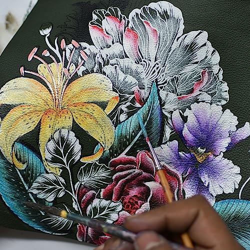 Anuschka Women's Hand-Painted Leather Tote - Vintage Floral