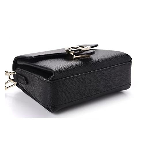 Gucci Black Leather Chain Shoulder Bag VIP Trend