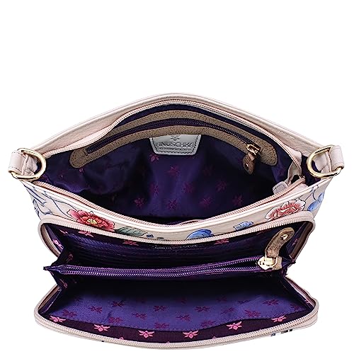 Anuschka Women's Hand-Painted Genuine Leather RFID Organizer