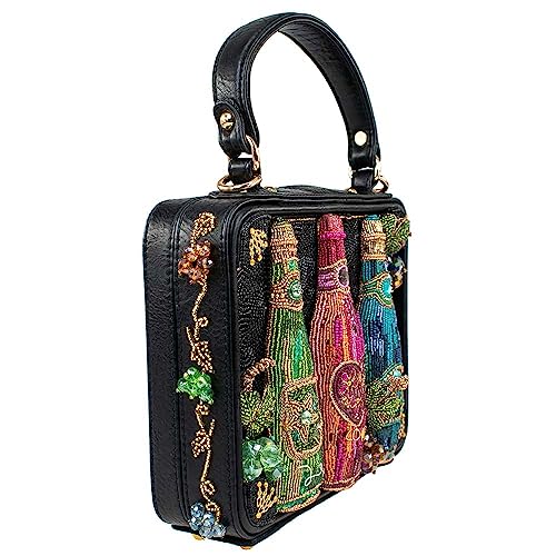 Mary Frances Spirit Beaded Champagne Handbag