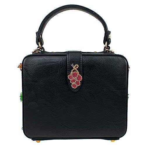 Mary Frances Spirit Beaded Champagne Handbag