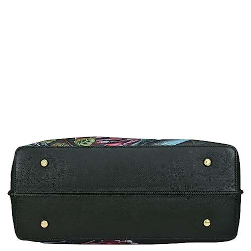 Anuschka Women's Hand-Painted Leather Tote - Vintage Floral