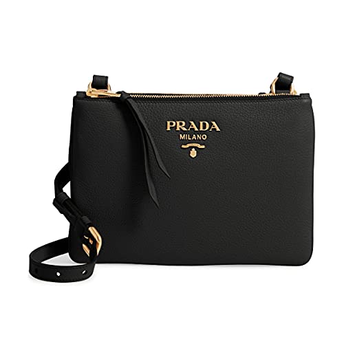 Prada Black Crossbody Bag with Gold Hardware