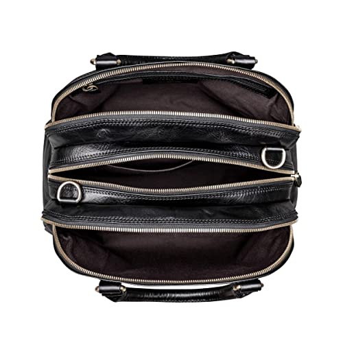 Maxwell Scott Italian Leather Bowling Bag for Women