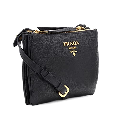 Prada Black Crossbody Bag with Gold Hardware
