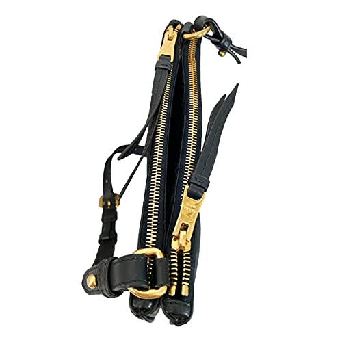 Prada Blue Nylon Crossbody Bag with Double Zip