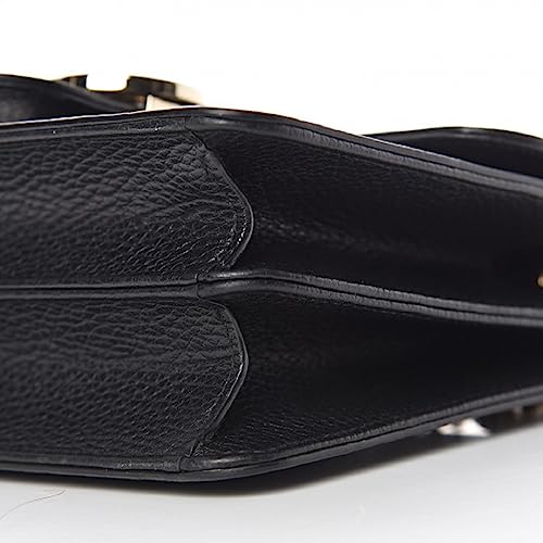 Silver Chain Gucci Marmont Leather Handbag - VIP