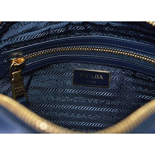 Prada Blue Nylon Crossbody Bag with Double Zip