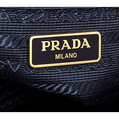 Prada Blue Nylon Crossbody Bag with Double Zip