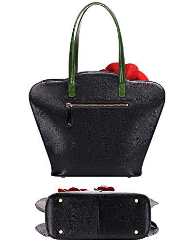 PIJUSHI Designer Floral Women's Top Handle Satchel Bag