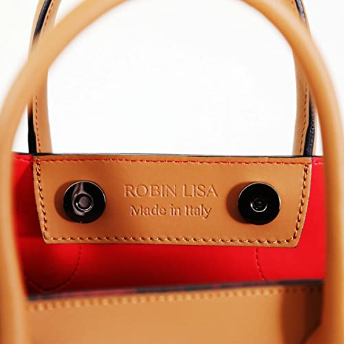 Robin Lisa NY Luxury Handmade Italian Leather Tote