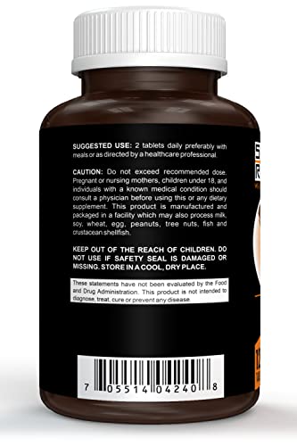 Clinical Daily USDA Organic Beet Root Powder Tablets for Fast Dissolution. 1350mg Beets Blood Circulation Supplements Support Blood Pressure, Energy, High Athletic Performance. Non-GMO 120 Beet Pills