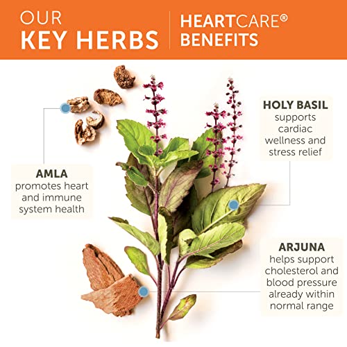 Himalaya HeartCare, Cholesterol & Blood Pressure Supplements for Cardiovascular Wellness and Heart Health, 720mg, 240 Capsules, 2 Month Supply