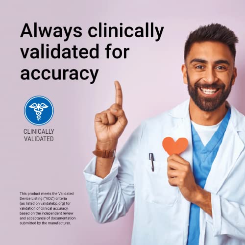 A&D Medical Essential One Button Blood Pressure Monitor UA-611 with Wide Range Blood Pressure Cuff (22-42 cm / 8.6-16.5" Range), One-Click Operation, Irregular Heartbeat Detection, LCD BP Machine