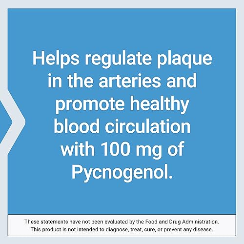 Life Extension Arterial Protect - Blood Pressure Supplement for Heart Health - with gotu kola and Pycnogenol dried French maritime pine bark extracts - Gluten-Free, Non-GMO, Vegetarian - 30 capsules