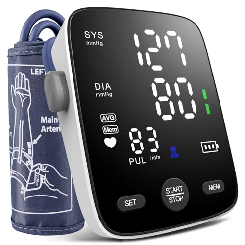 AILE BP Monitor with Large LED Screen, Arm Cuff