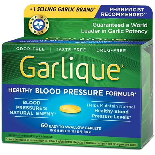 Garlique Healthy Blood Pressure Formula 60 ct (60 Count (Pack of 2))
