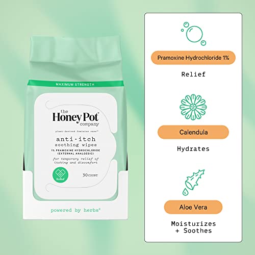 Honey Pot Co. Feminine Wash & Wipe Bundle - Herbal Infused