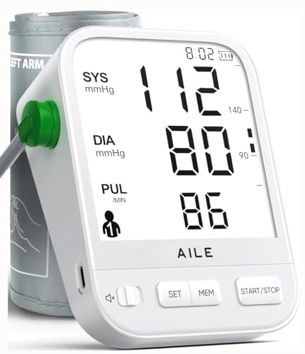 AILE Blood Pressure Monitor with Large LCD Screen