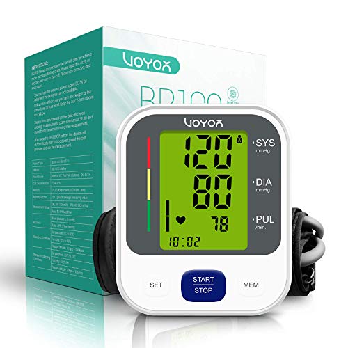 VOYOR Upper Arm Blood Pressure Monitor with LCD