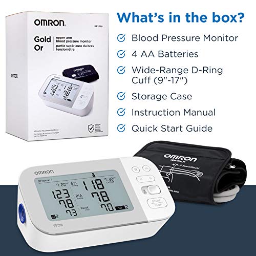 OMRON Gold Blood Pressure Monitor with Bluetooth Technology