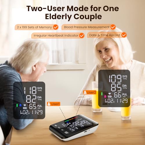 Home Use Digital Blood Pressure Monitor with Memory