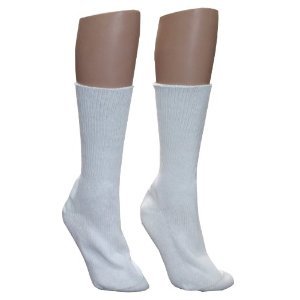 White Diabetic Socks - Pack of 12 Pairs