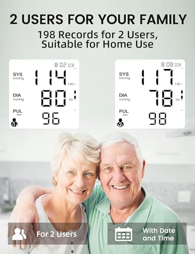 AILE Blood Pressure Monitor with Large LCD Screen