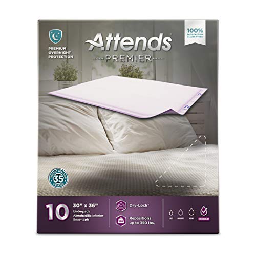 Premier Disposable Heavy-Absorbent Underpad Pack of 10