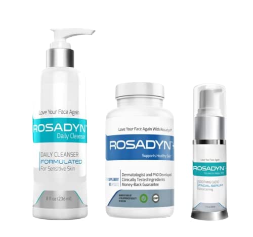 Rosadyn Rosacea Skin Care Set: Redness Relief Trio