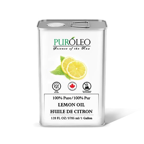 PUROLEO Lemon Essential Oil - 100% Pure, Natural