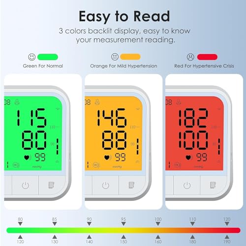 Large Cuff Blood Pressure Monitor with 2x99 Memory