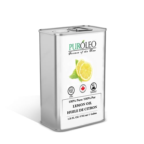 PUROLEO Lemon Essential Oil - 100% Pure, Natural