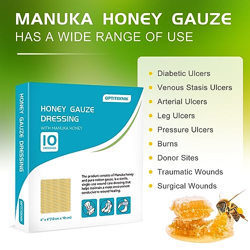 Manuka Honey Gauze Dressing for Wound Care
