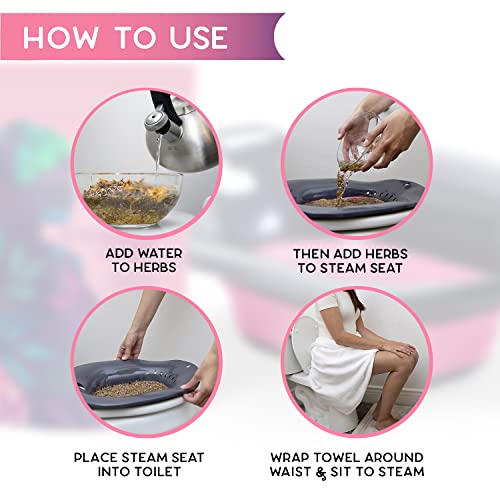 Yoni Herb Steam Seat: Hemorrhoid Relief, pH Balance