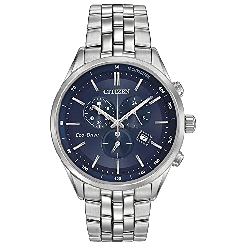 Citizen Men's Eco-Drive Chronograph Watch, Stainless Finish