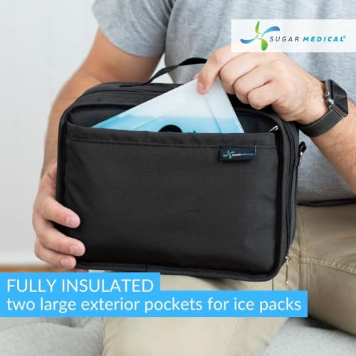 Insulated Diabetes Travel Bag for Diabetic Care Products