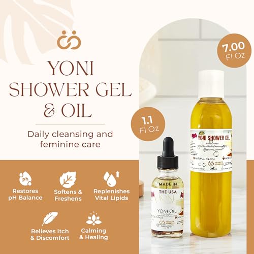 Yoni Shower Gel and Oil Bundle: Natural Feminine Care