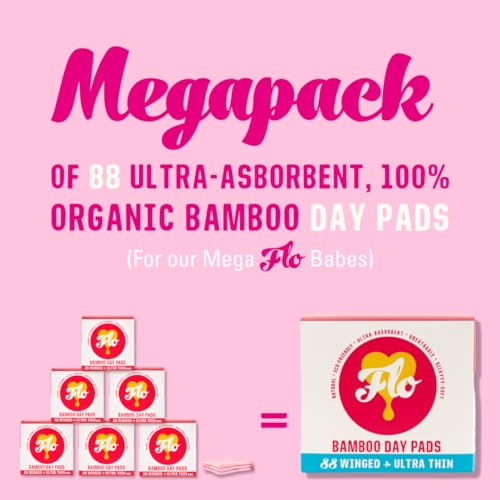 FLO - Bamboo Winged Day Pads Mega Pack