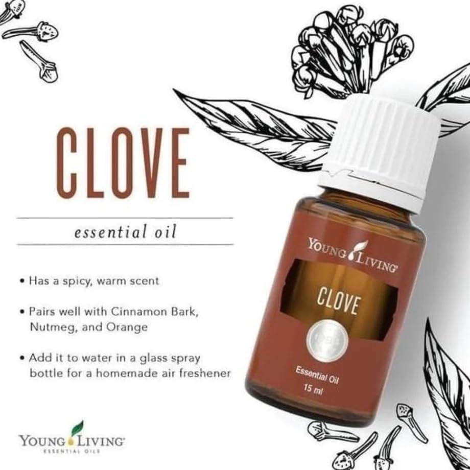 Clove Essential Oil 15 ml for Oral Health & Cleansing
