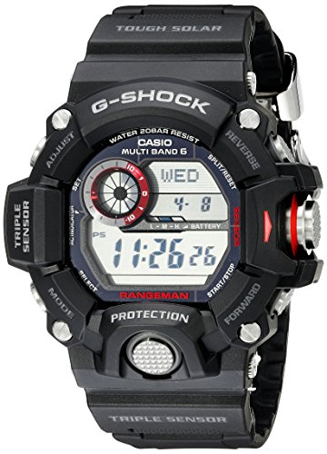 CASIO Men's GW-9400-1CR G Stainless Steel Solar Watch